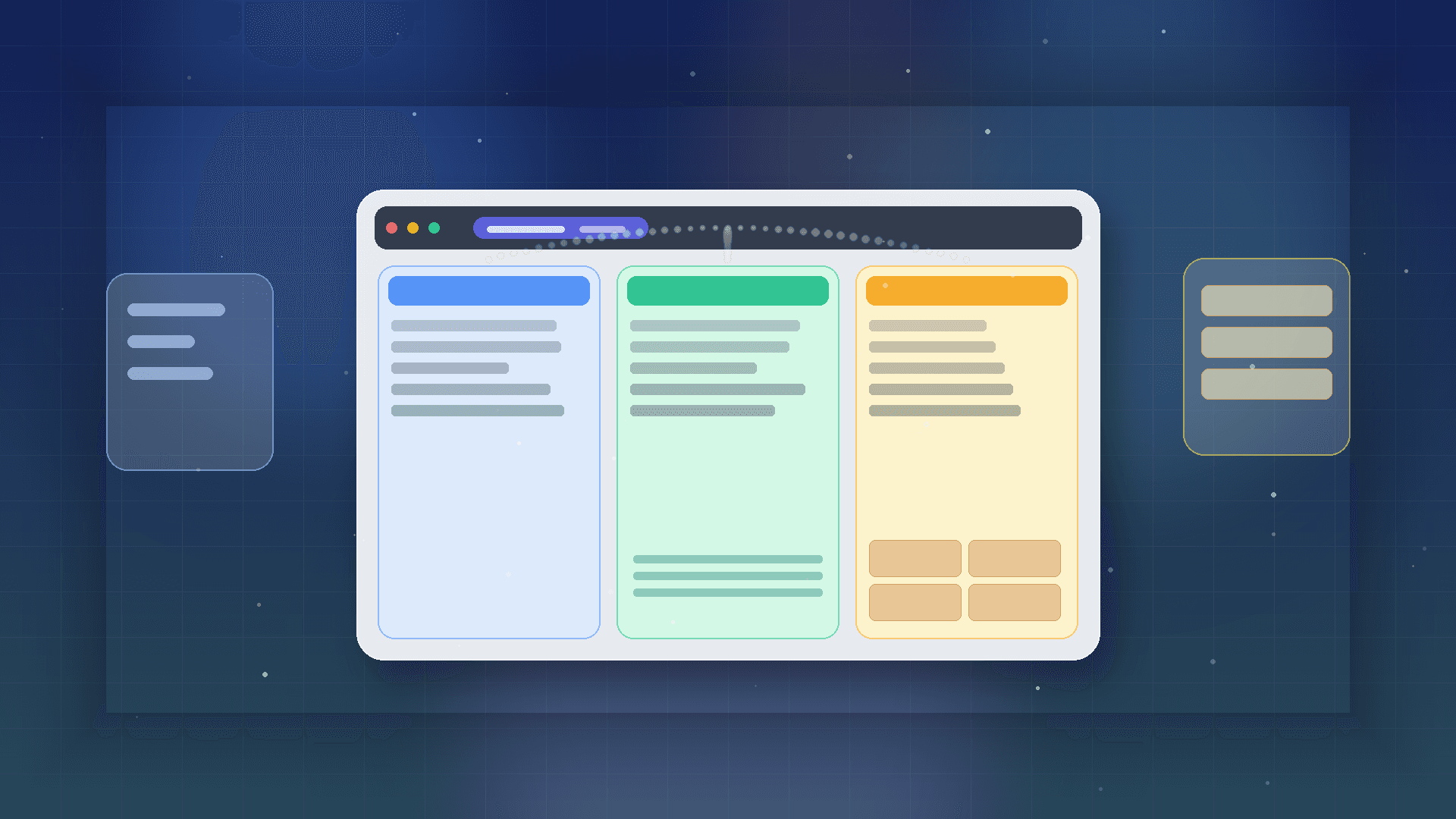 Unified AI workspace docs slides chat conceptual cover