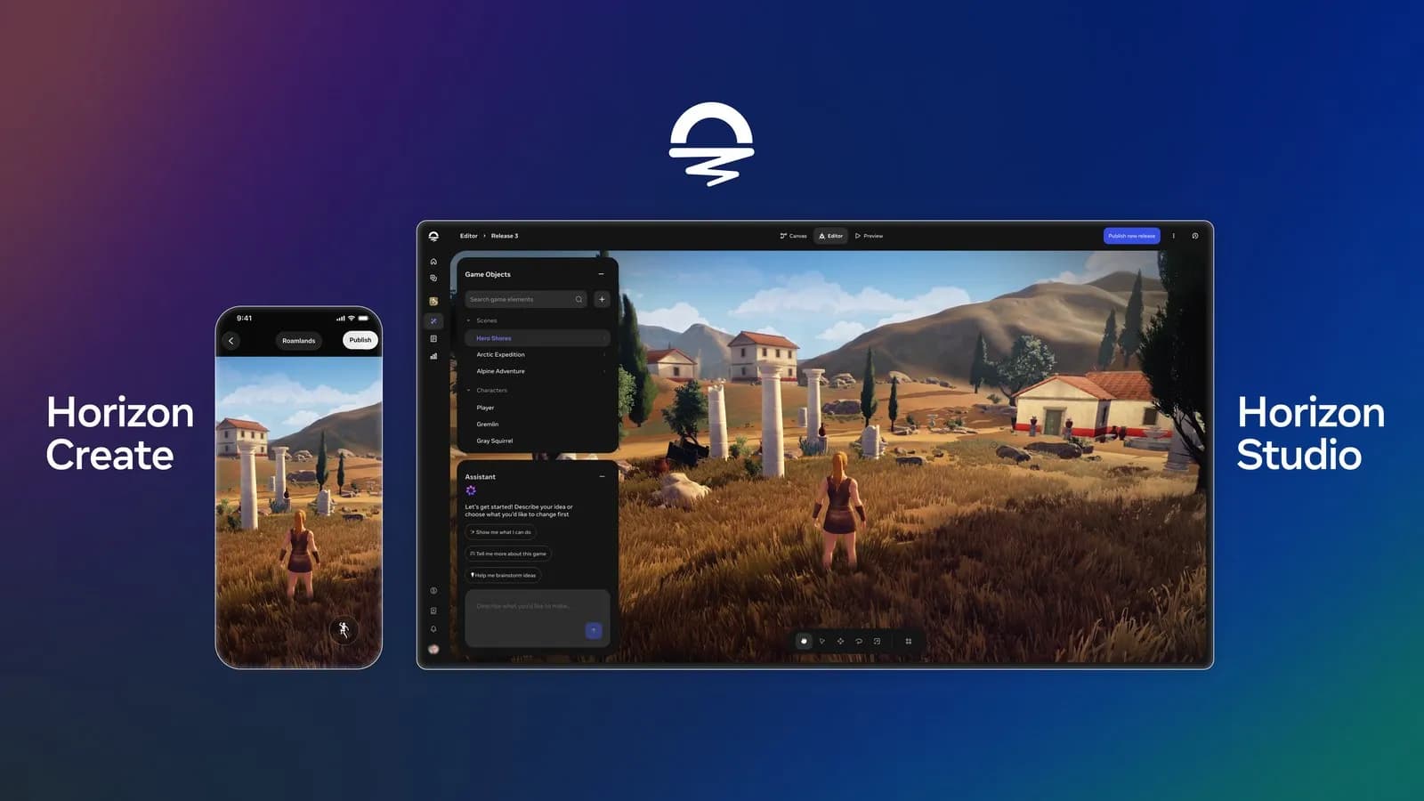 Horizon Create و Studio چیست؟ ساخت بازی با پرامپت متا