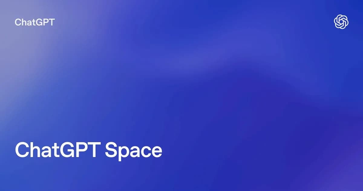 تصویر رسمی مستندات ChatGPT Space از learn.chatgpt.com؛ فضای کاری مشترک صفحات و فایلها