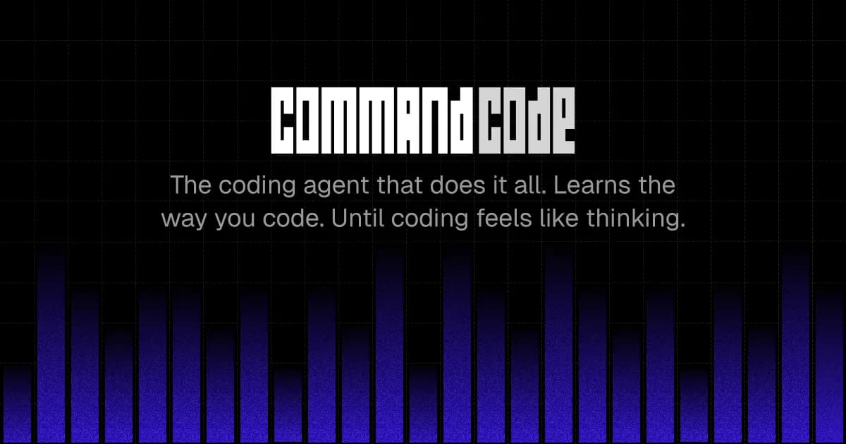 تصویر رسمی og اپ Command Code Desktop از commandcode.ai — اکتبر ۲۰۲۶