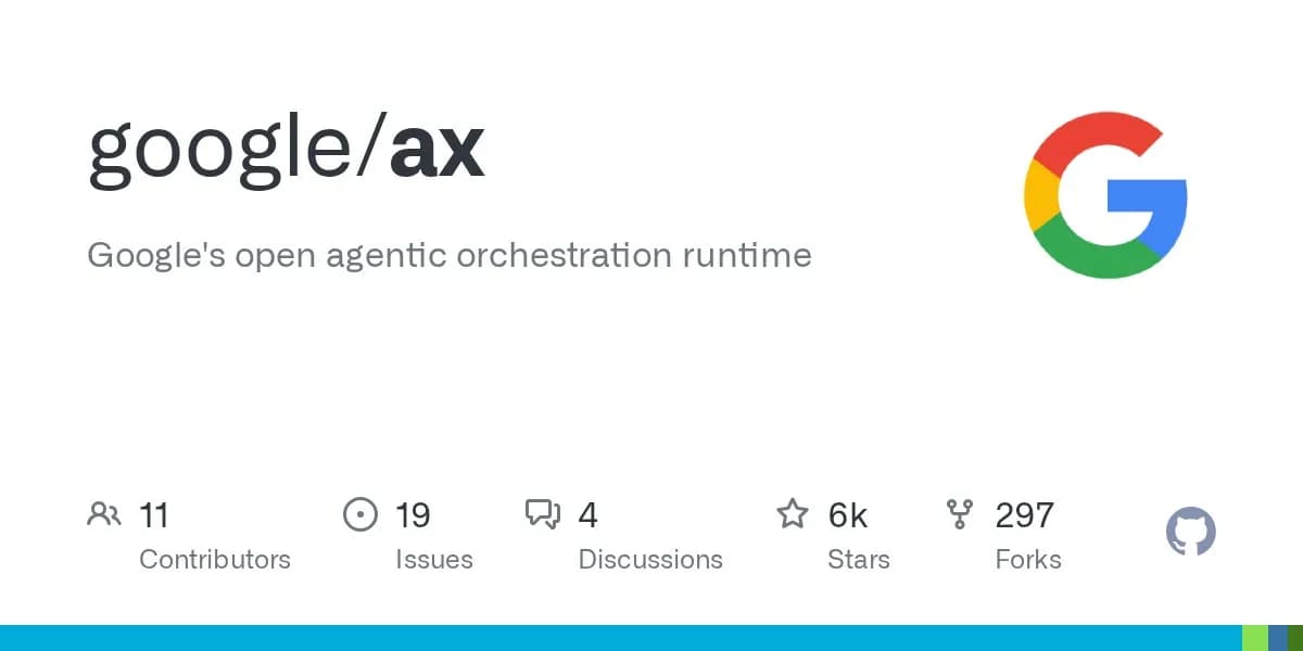 پیشنمایش رسمی GitHub برای ریپوی google/ax (AX)